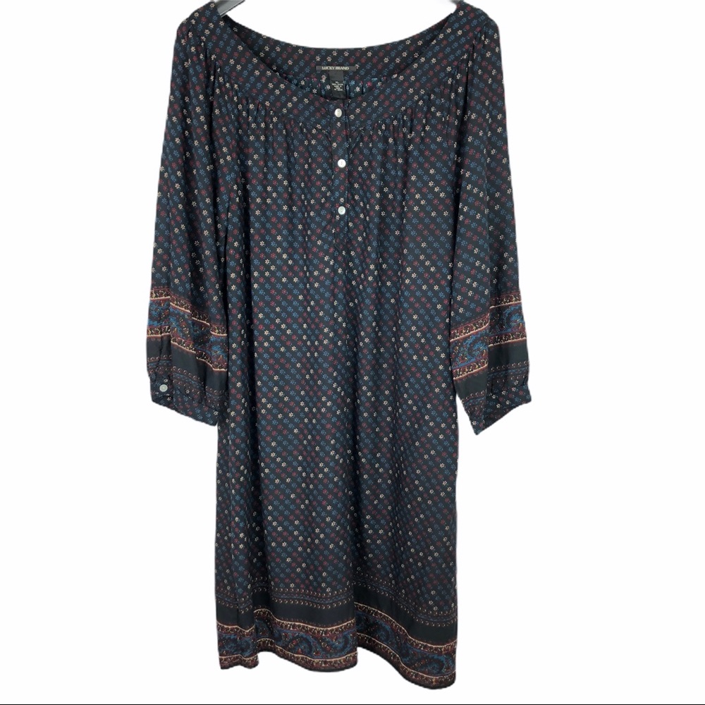 Lucky Brand Shift Dress XL Navy - FINAL PRICE